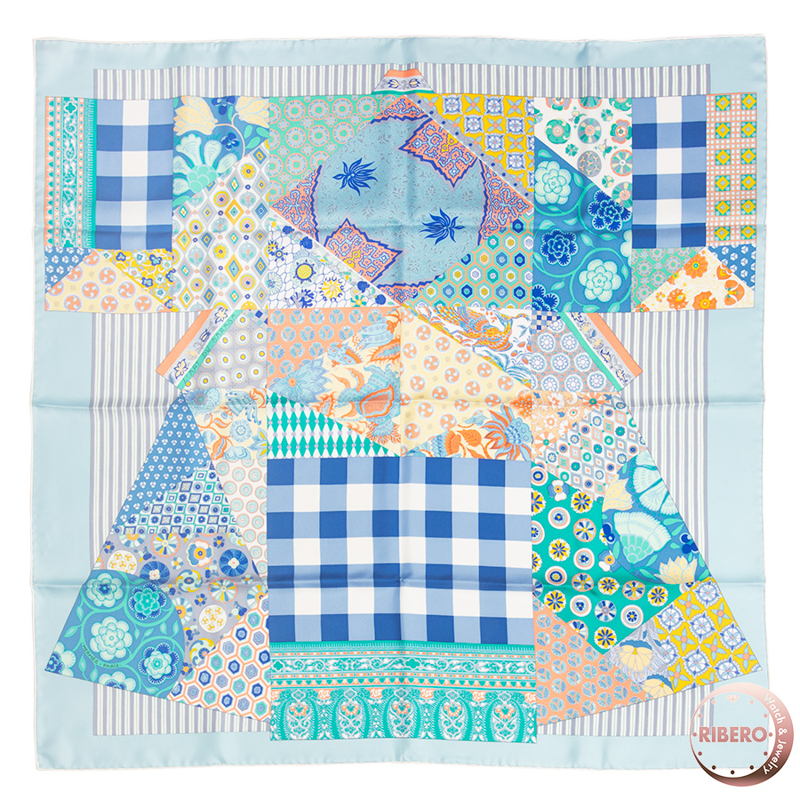 エルメス カレ90 L'Art du Sarasa(更紗のアート) スカーフ