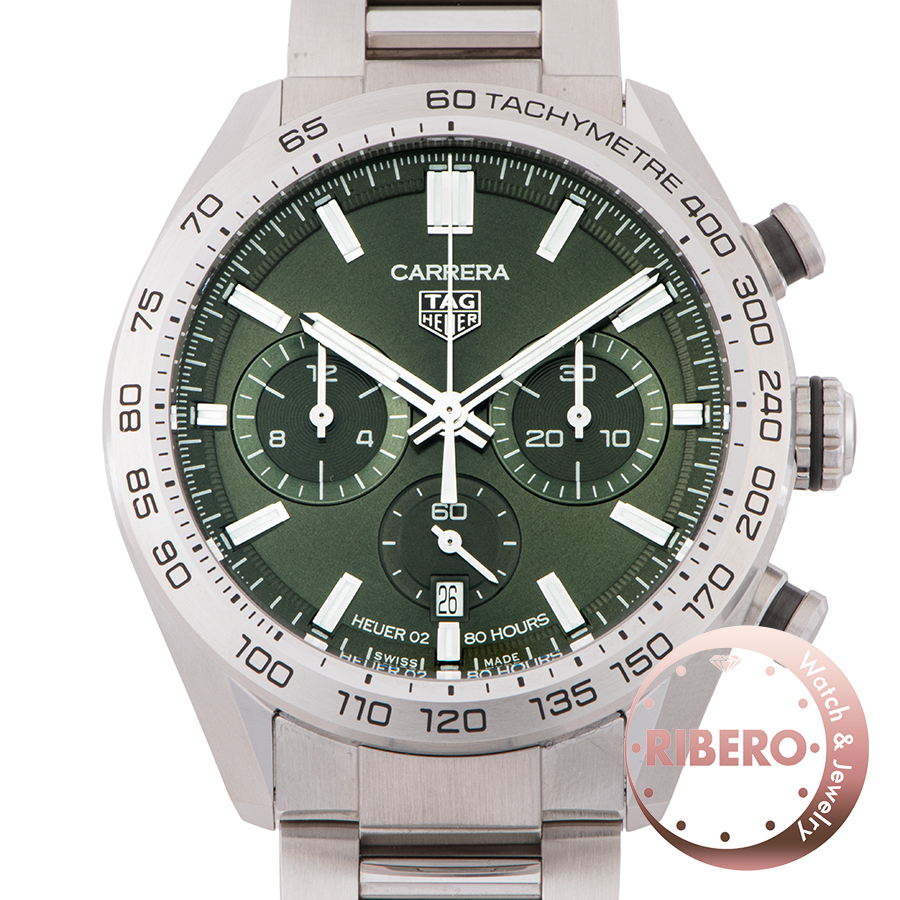 タグホイヤー カレラ キャリバー ホイヤー02 スポーツクロノグラフ CBN2A10.BA0643