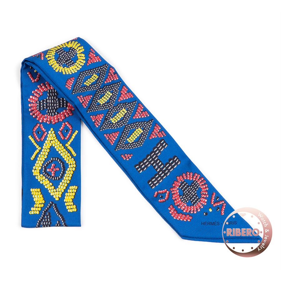 エルメス KELLY EN PERLES(ケリーアンペルル) ツイリー