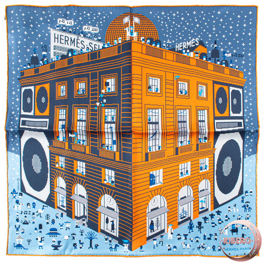 エルメス カレ45 Faubourg Party フォーブル パーティー スカーフ