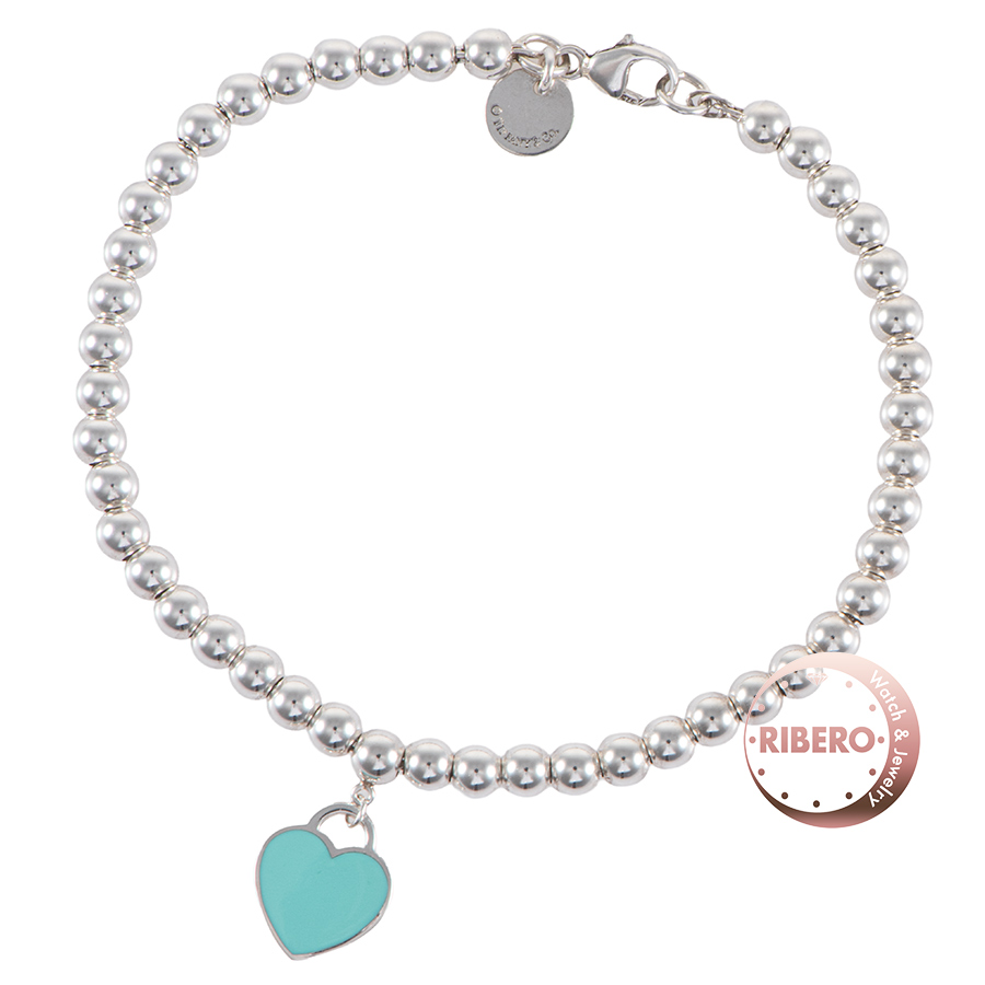 ティファニー リターン トゥ ティファニー ブルー ハート タグ ビーズ ブレスレット