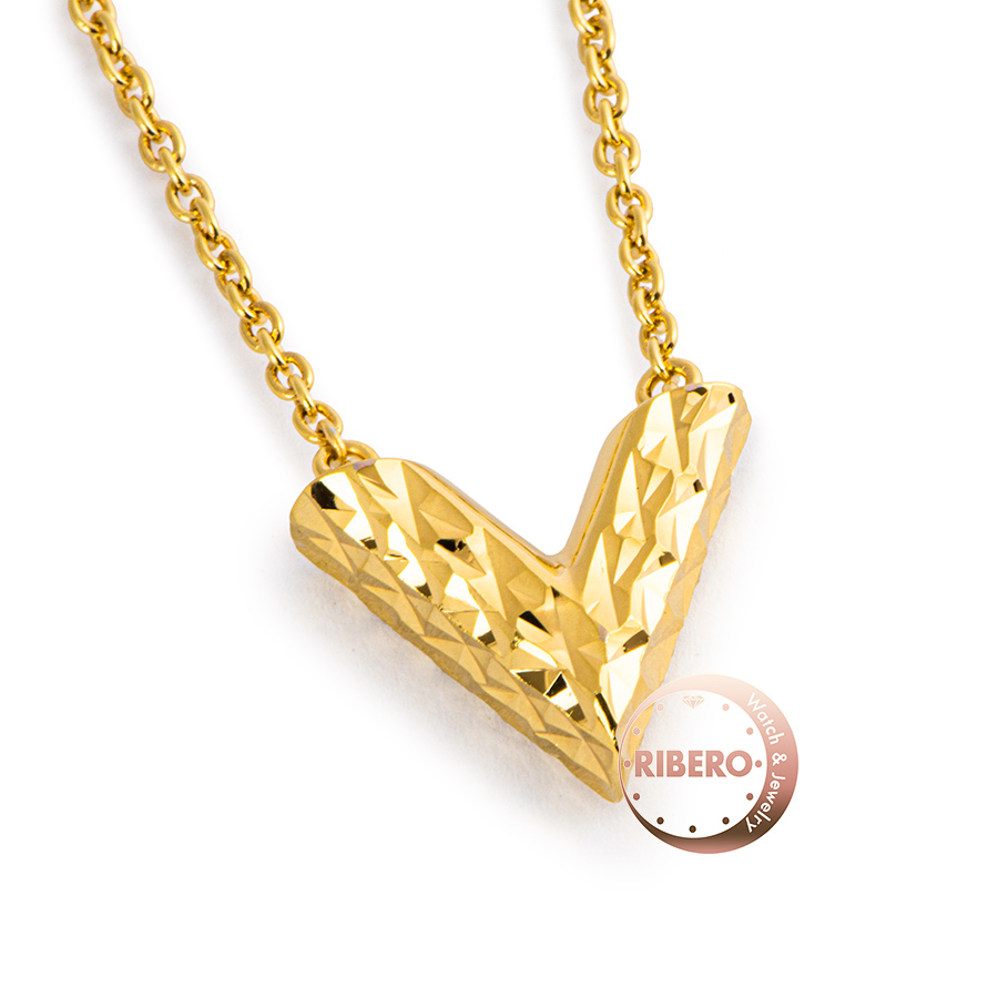 ルイ・ヴィトン コリエ エセンシャルV ギョーシュ ネックレス