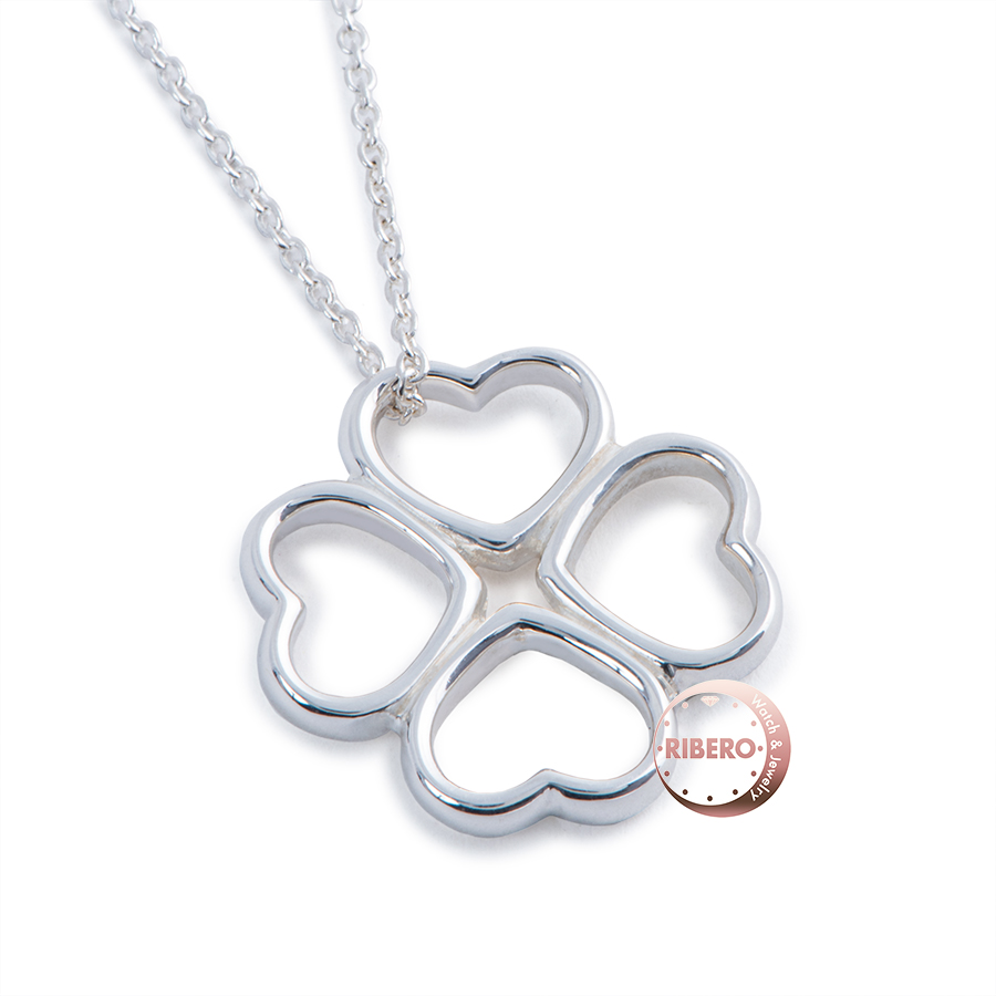 ティファニー ハート クローバー ネックレス