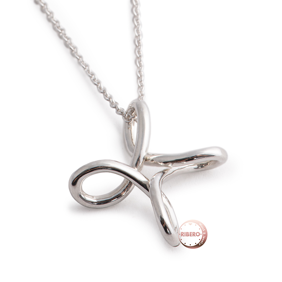 ティファニー エルサペレッティ インフィニティ クロス ネックレス