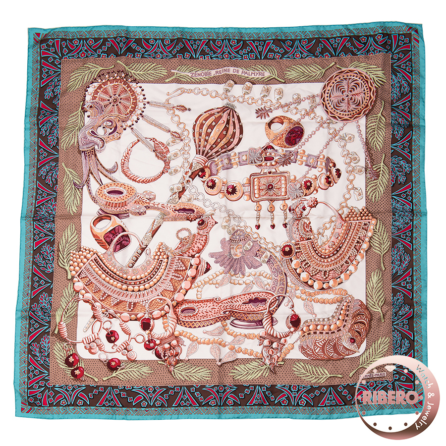 エルメス カレ90　Zenobie Reine de Palmyre パルミラの女王ゼノビア スカーフ