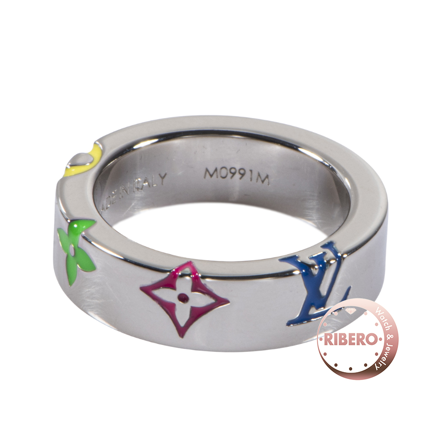 ルイ・ヴィトン リング モノグラム プレイ フルール リング 指輪