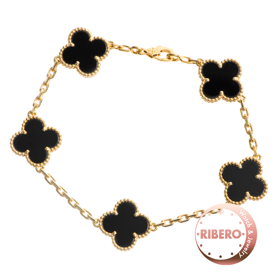 ヴァンクリーフ＆アーペル アルハンブラ ブレスレット 5モチーフ