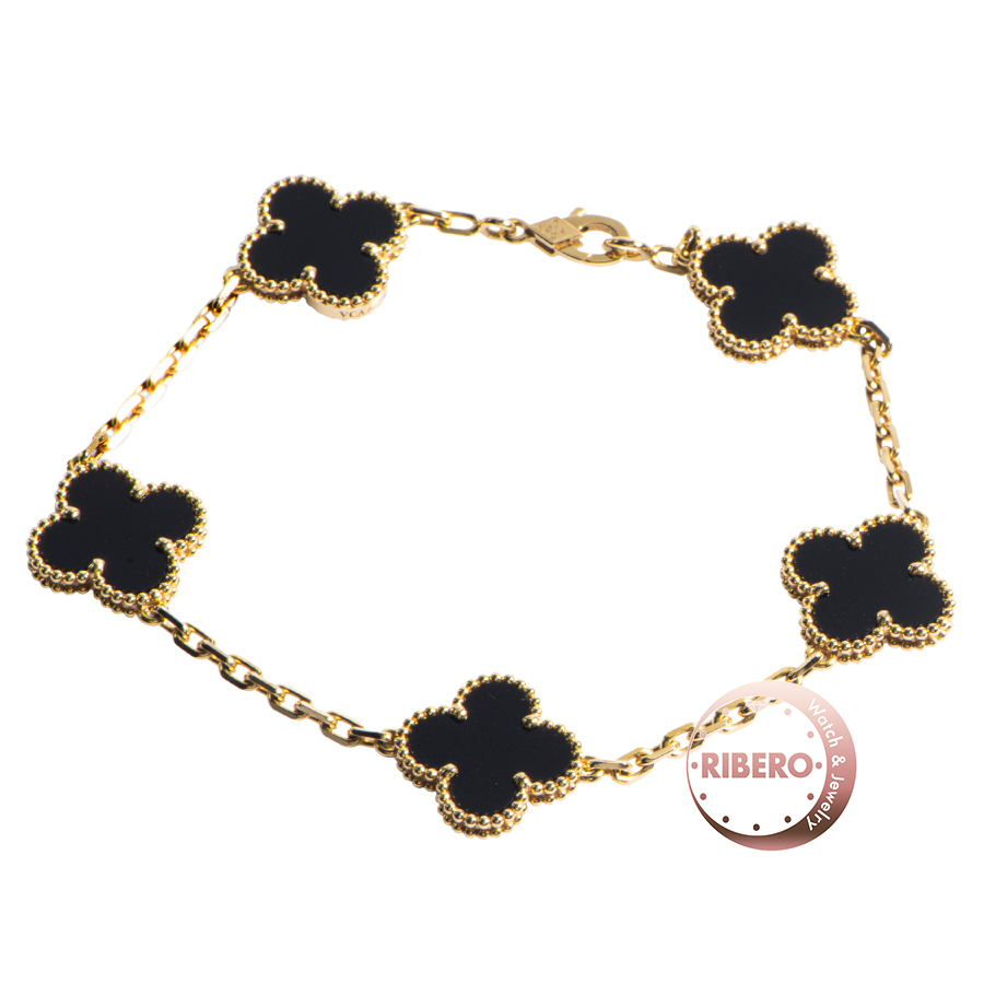 ヴァンクリーフ＆アーペル アルハンブラ ブレスレット 5モチーフ