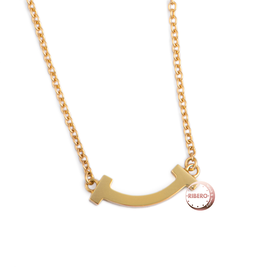 ティファニー ティファニーT スマイルペンダント ミニ ネックレス