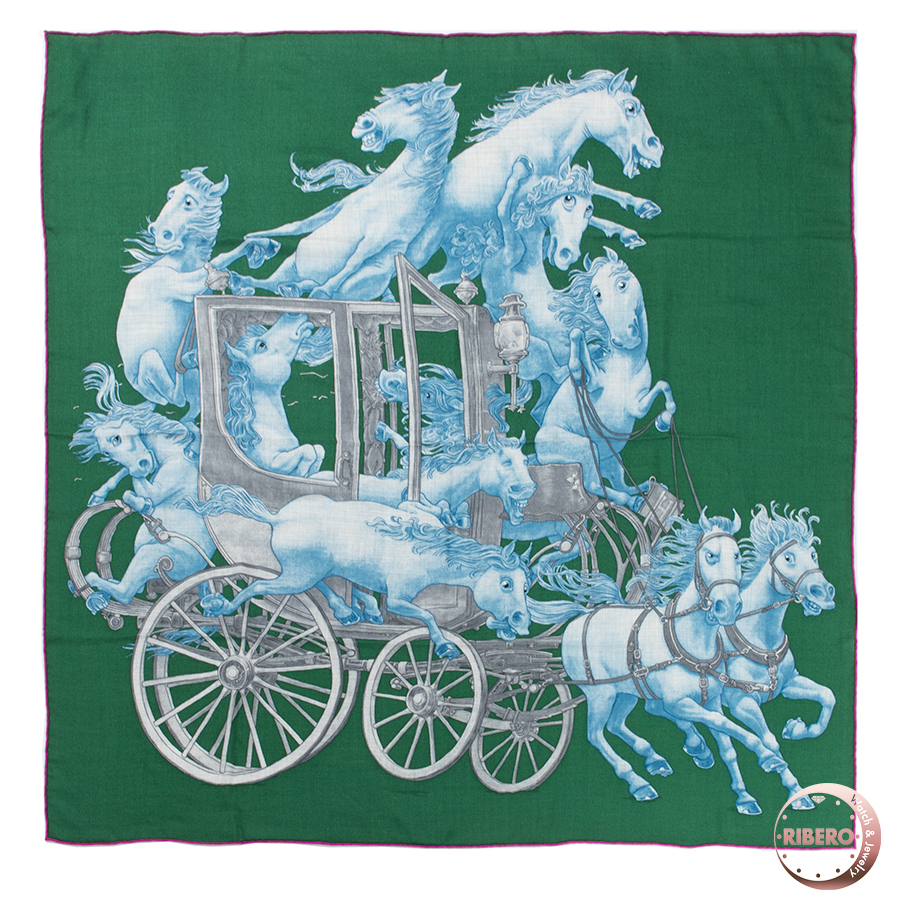 エルメス カレ100 Grand Carrosse Royal グラン キャロス ロワイヤル スカーフ