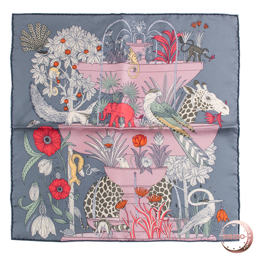 エルメス カレ45 Precious Paradise Detail プレシャス パラダイス デタイユ スカーフ