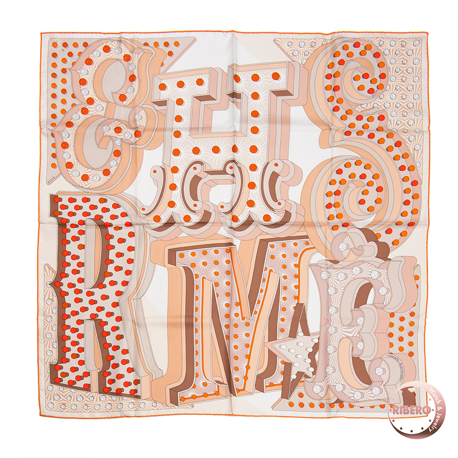 エルメス カレ90 Electrique エレクトリック スカーフ