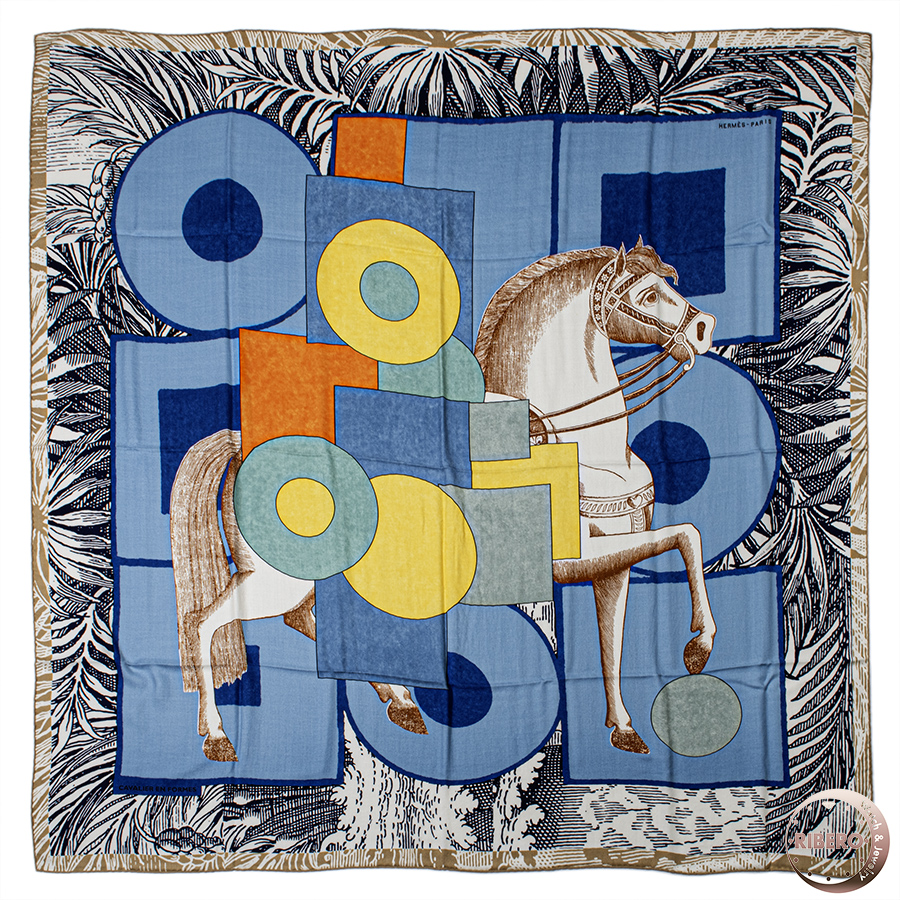 エルメス カレジェアン Cavalier en Formes カヴァリエ アン フォルム スカーフ