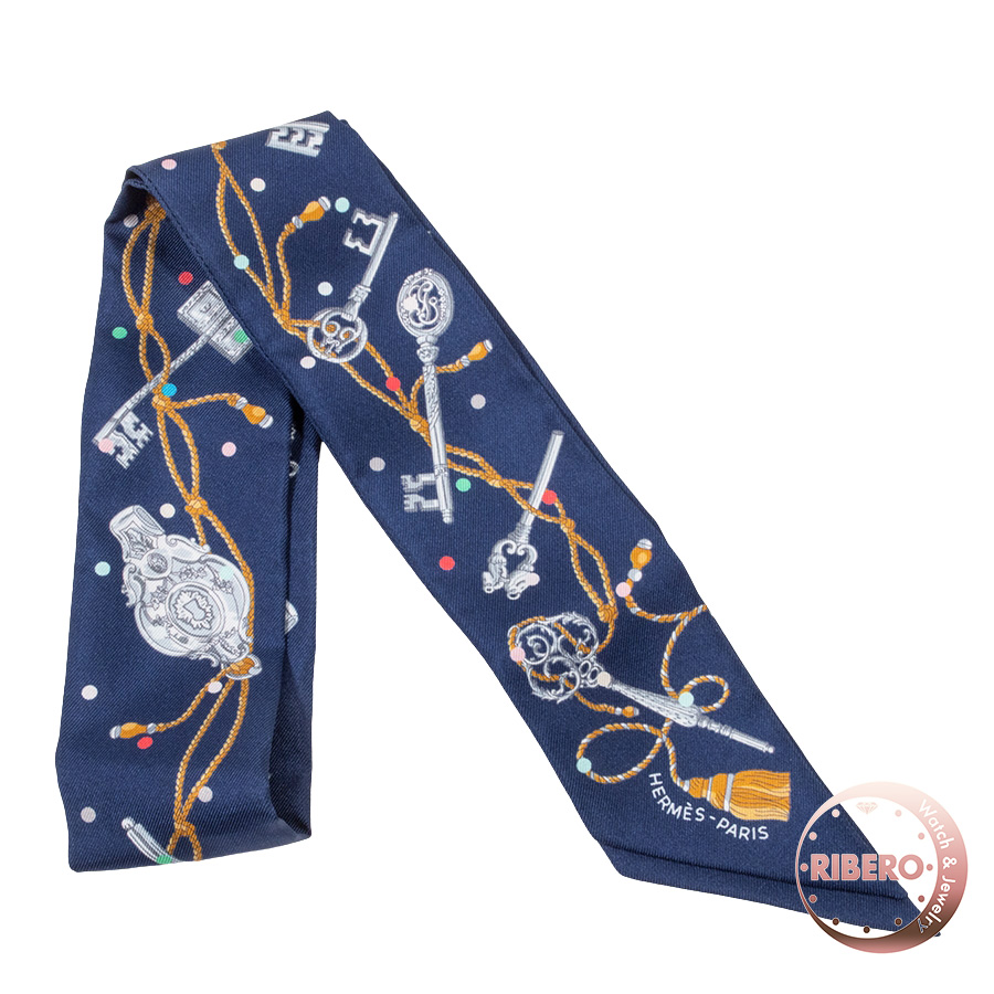 エルメス ツイリー Les Cles a Pois レ・クレ・ア・ポア