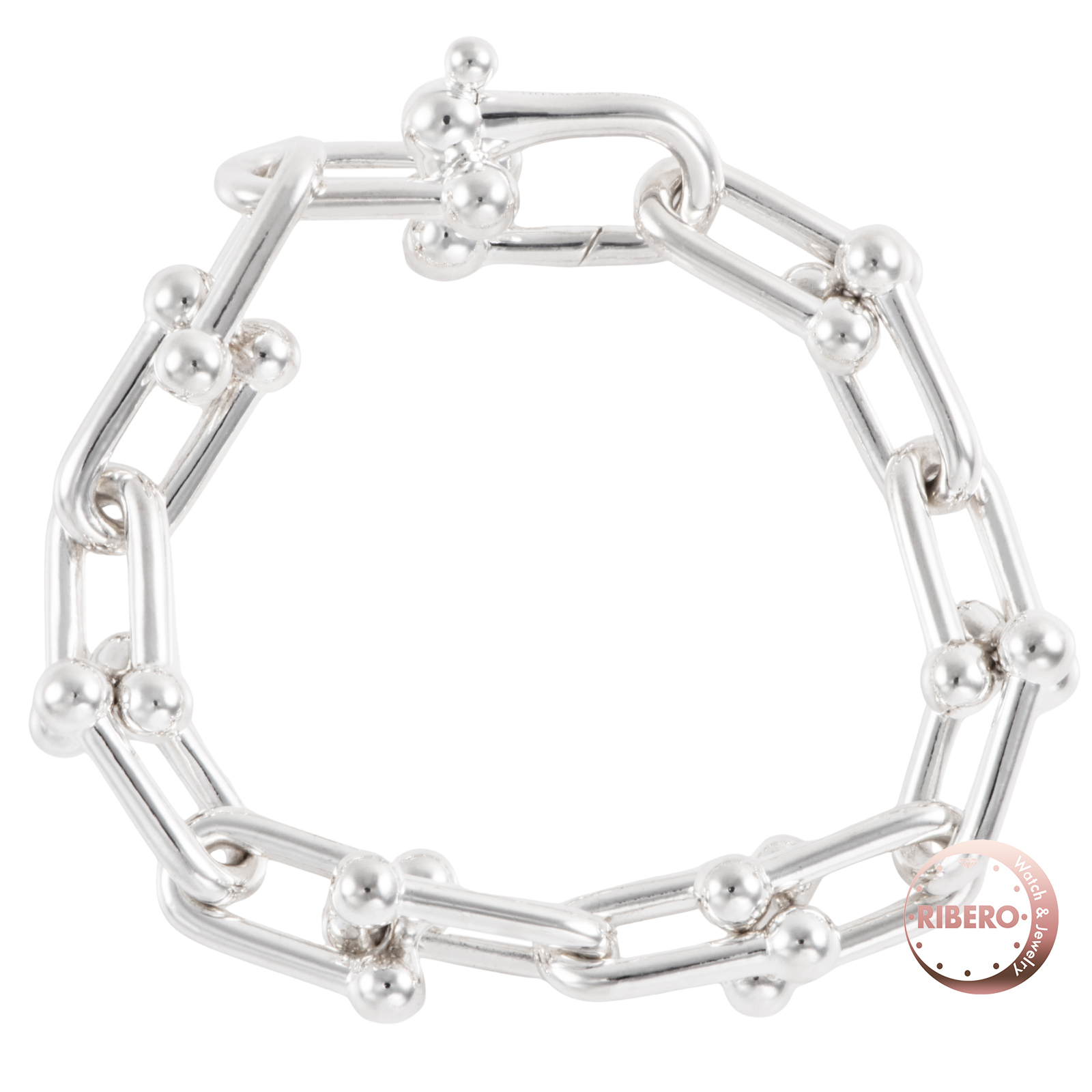 ティファニー ハードウェア ラージ リンク ブレスレット