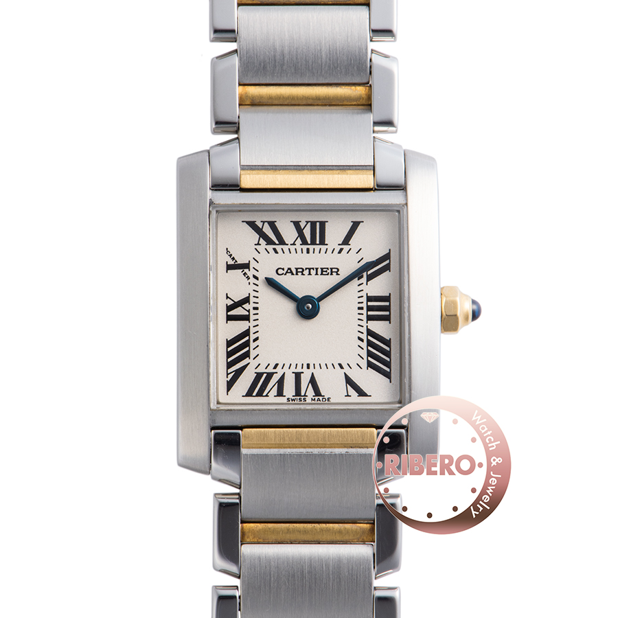 カルティエ タンクフランセーズSM SS/YG