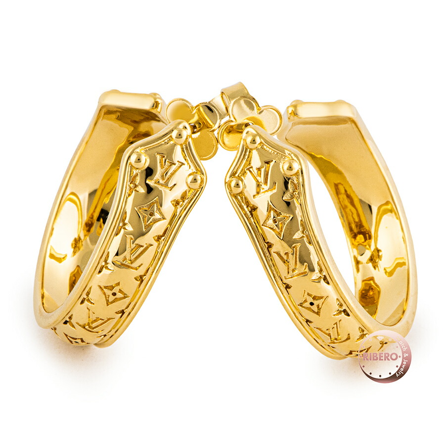 ルイ・ヴィトン ブックル ドレイユ フープ・ナノグラム スウィート ドリーム PM ピアス