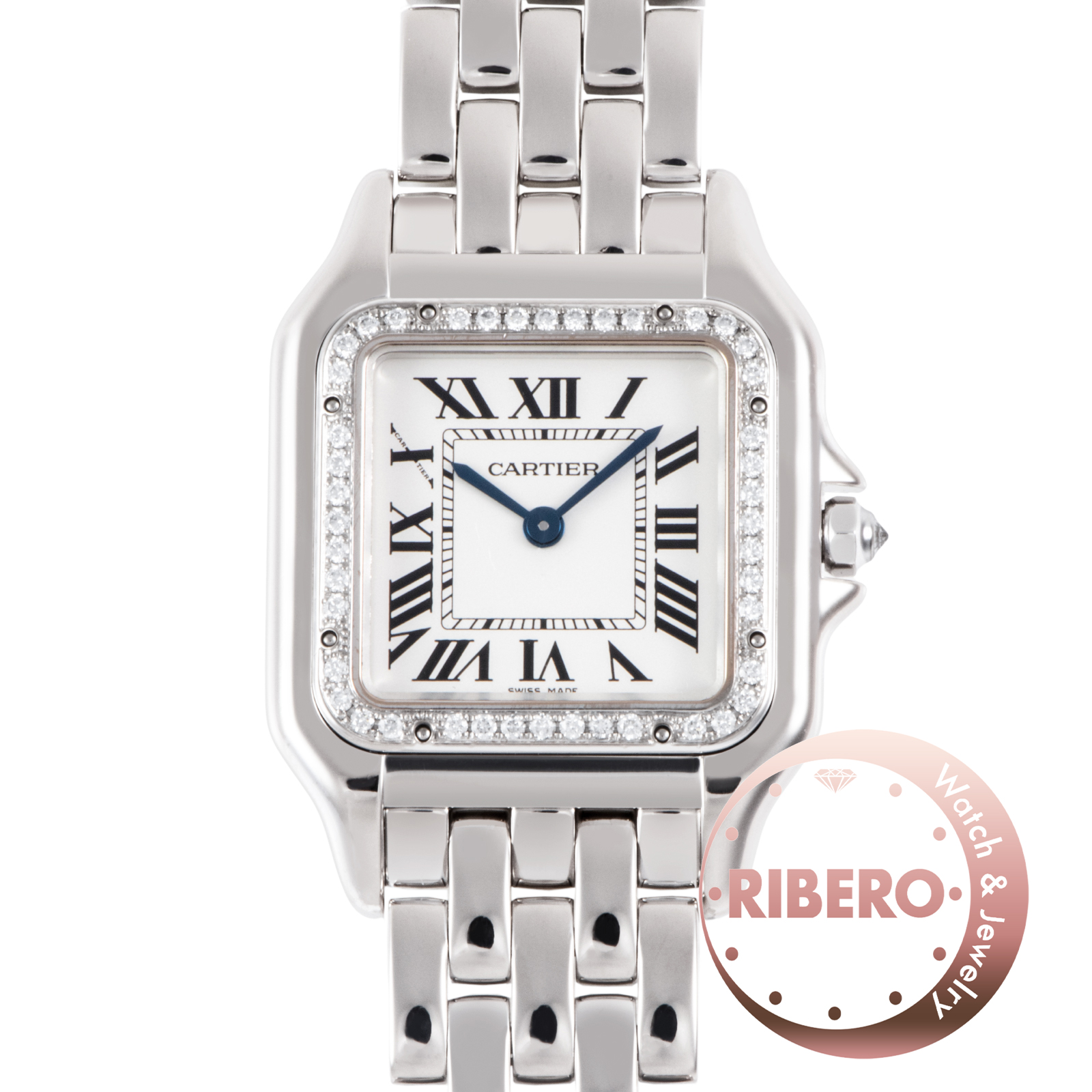 カルティエ パンテールMM WJPN0007 ダイヤベゼル