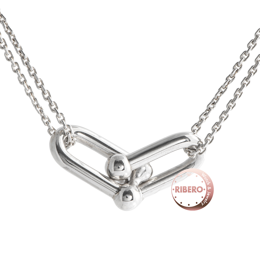 ティファニー ハードウェア ダブル リンク ペンダント