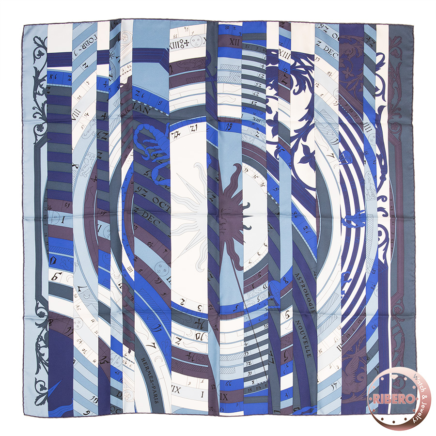 エルメス カレ90 Astrologie Nouvelle Tattoo 新たなる占星術 スカーフ