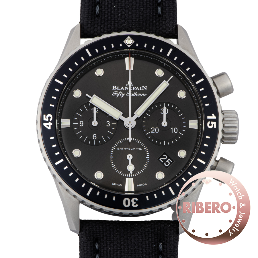 ブランパン フィフティ ファゾムス バチスカーフ フライバック クロノグラフ 5200-1110-B52A