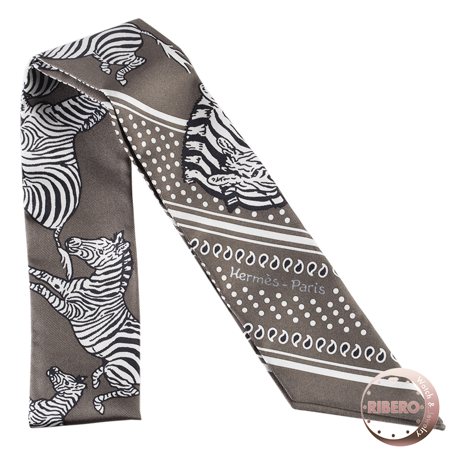 エルメス ツイリー Les Zebres Bandana ゼブラ バンダナ