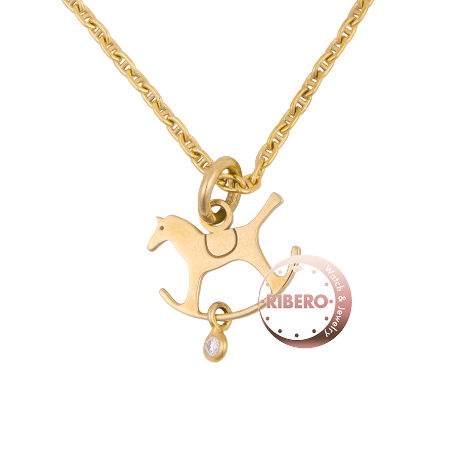 エルメス ダダ 1Pダイヤ ネックレス