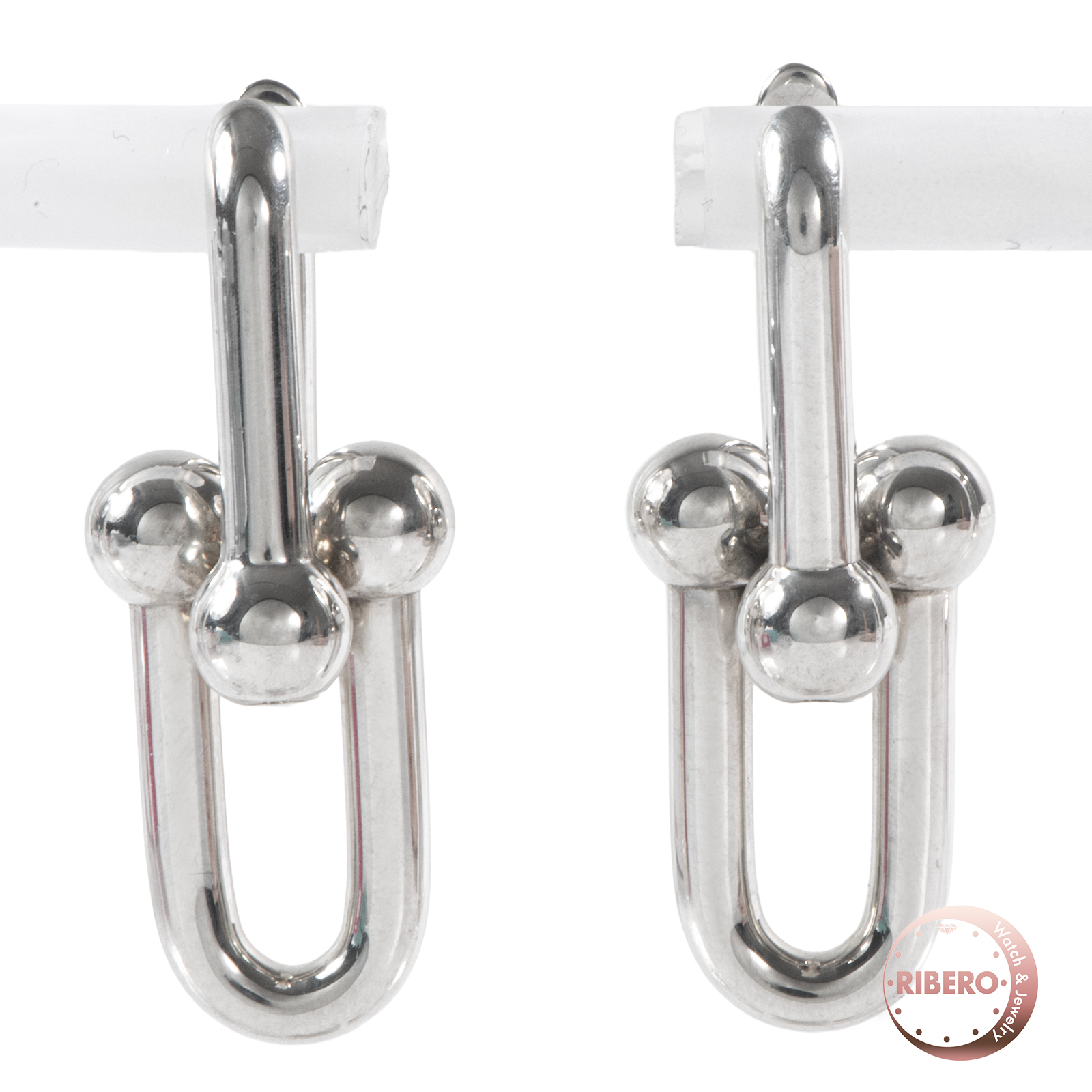 ティファニー ハードウェア ラージ リンク ピアス