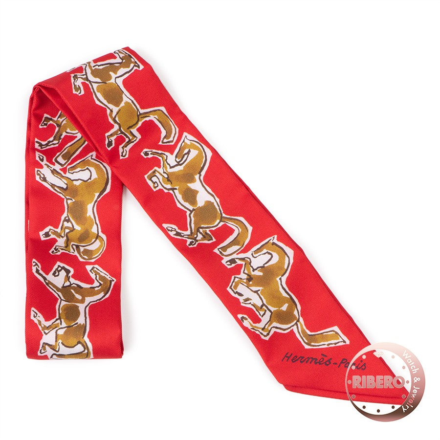 エルメス ツイリー chevaux en liberte(自由の馬)