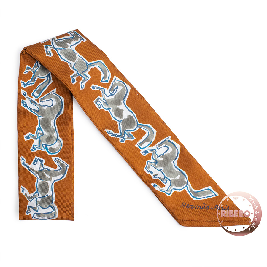 エルメス ツイリー chevaux en liberte(自由の馬)