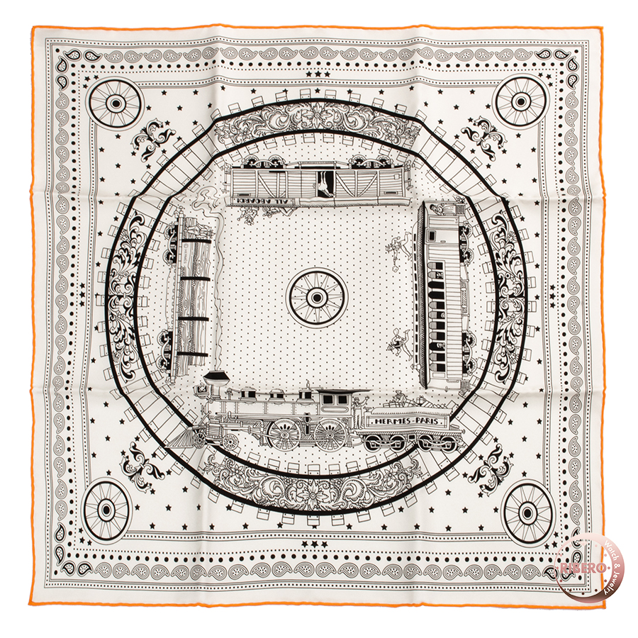 エルメス カレ55 All Aboard! Bandana オール アボード！ バンダナ スカーフ