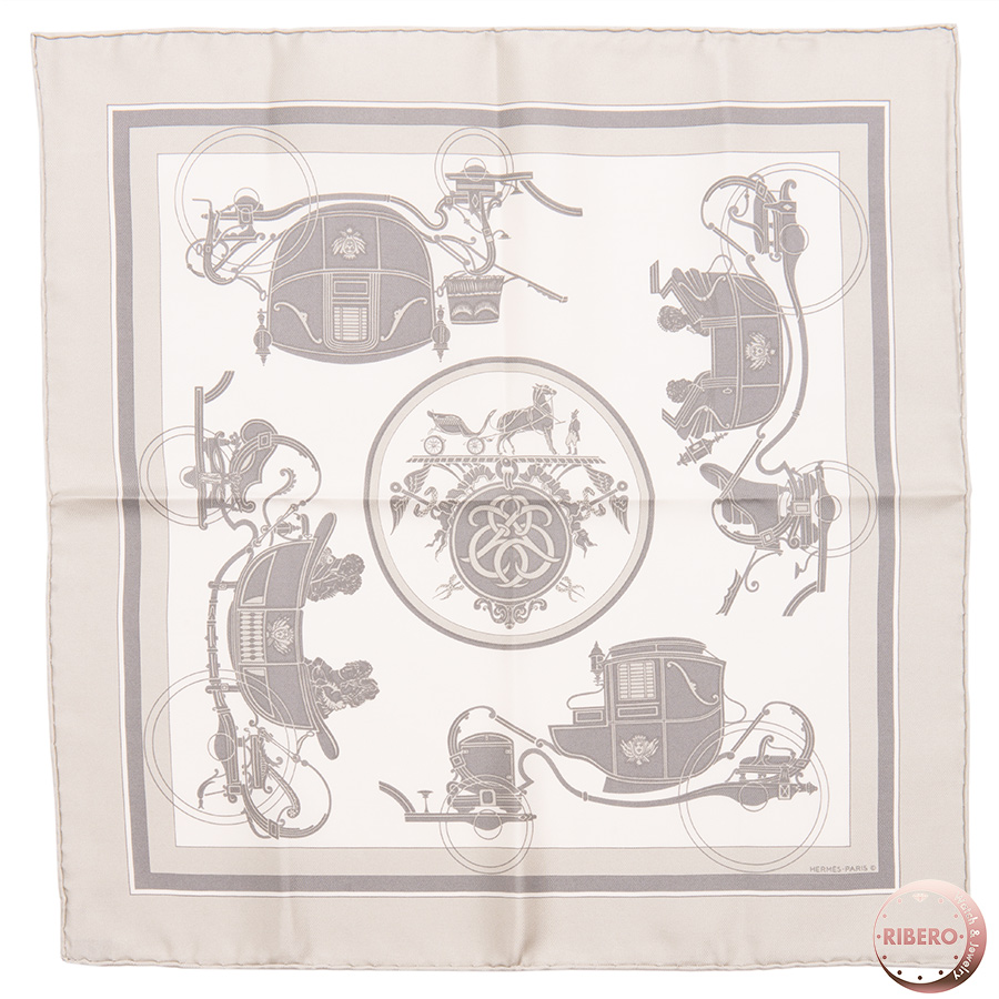 エルメス カレ45 Ex-Libris エクスリブリス スカーフ