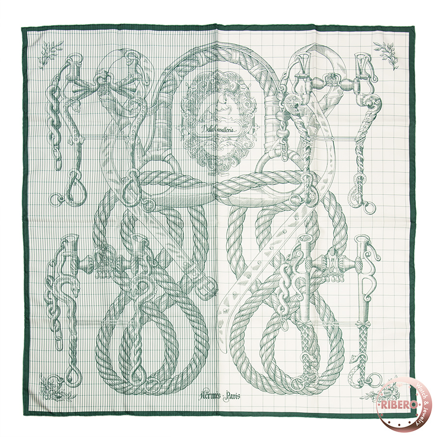 エルメス カレ90 Della Cavalleria Finesse デッラ・カヴァレリア・フィネス スカーフ