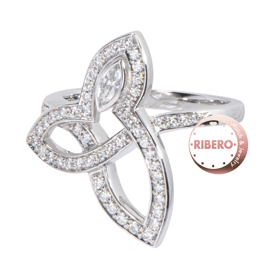 ハリーウィンストン リリークラスター リング 12号