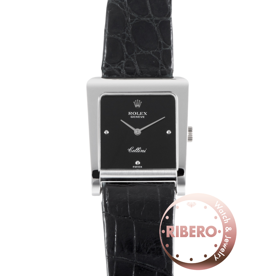 ロレックス チェリーニ 角型ケース 4100 1970年代 Cal.1600 裏蓋シール付