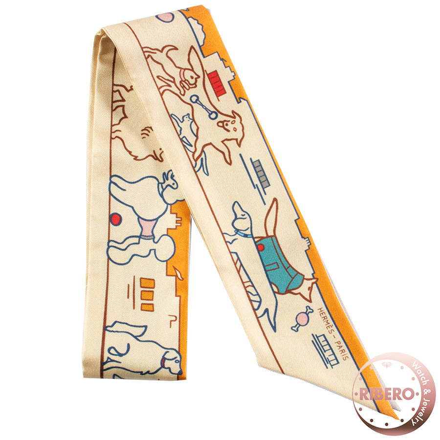 エルメス Les Chiens Parisiens パリジャンの犬 ツイリー