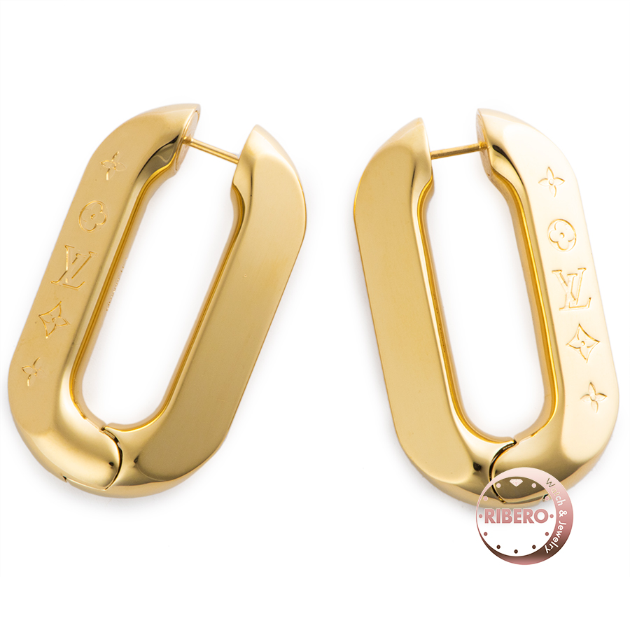 ルイ・ヴィトン ブックル ドレイユ LVエッジ ピアス