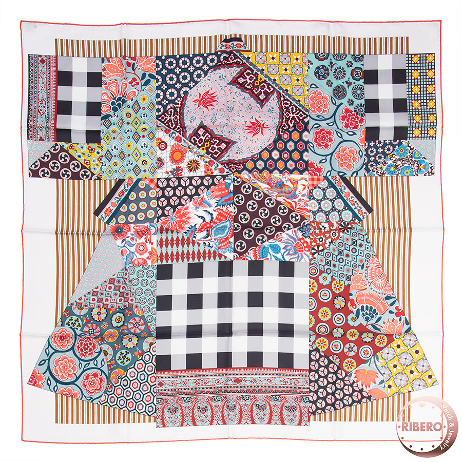 エルメス カレ90 L'Art du Sarasa(更紗のアート) スカーフ