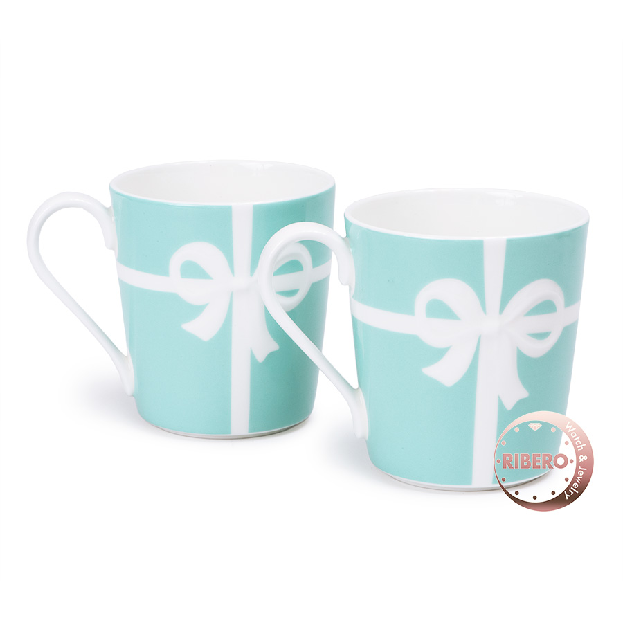 ティファニー ブルーボウ マグカップ