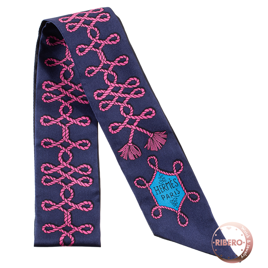 エルメス Galons et Brandebourgs 飾緒とブランデンブルク飾り ツイリー