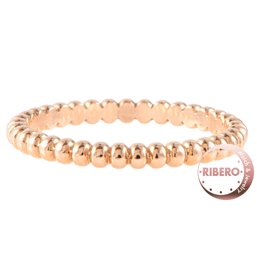 ヴァンクリーフ＆アーペル ペルレ ゴールドパール リング スモールモデル 12号