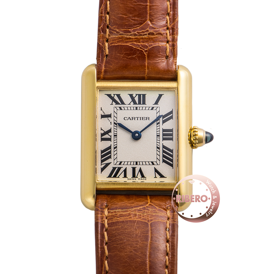 カルティエ タンクルイSM W1529856 K18YG