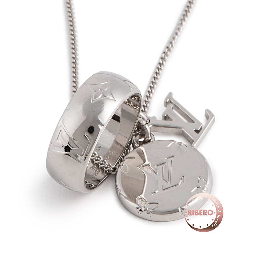 ルイ・ヴィトン リングネックレス モノグラム ネックレス