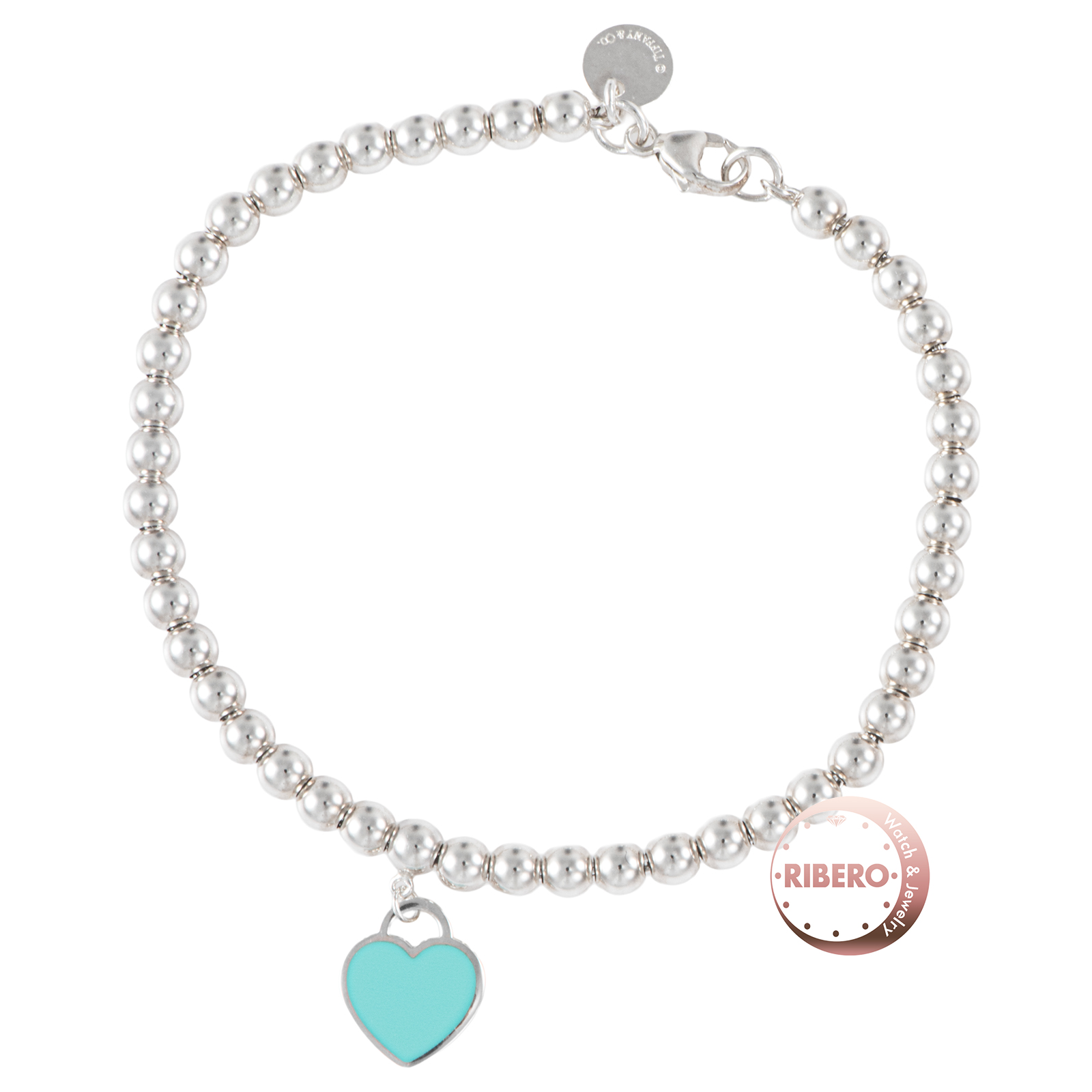 ティファニー リターン トゥ ティファニー ブルー ハート タグ ビーズ ブレスレット