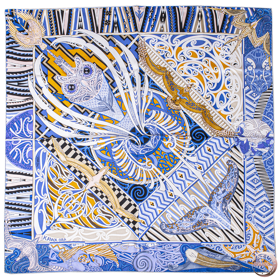 エルメス カレ90 Kawa Ora カワ オラ スカーフ