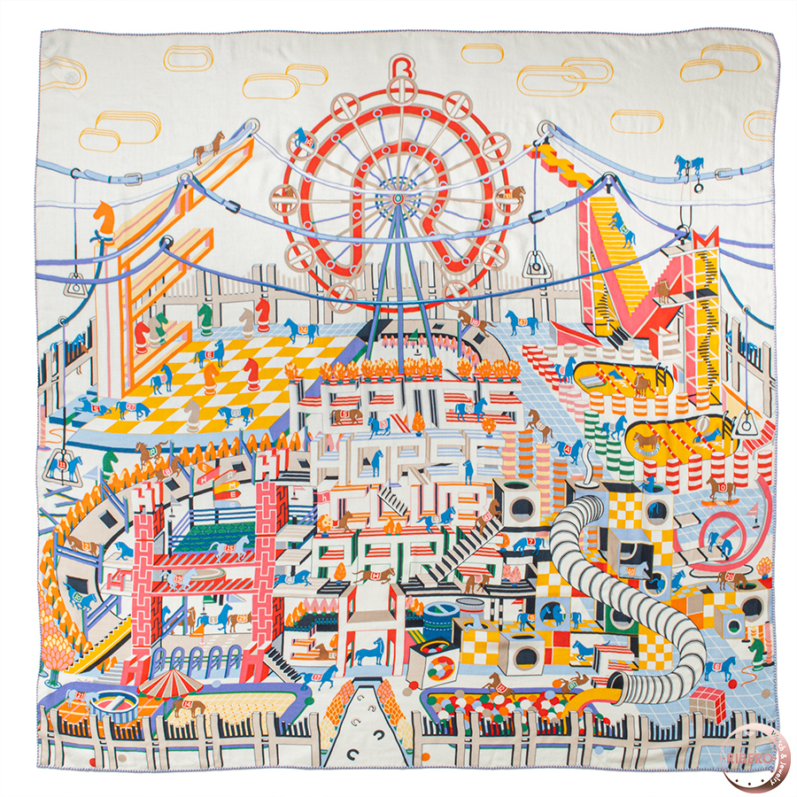 エルメス カレ140 Horse Club ホース クラブ スカーフ