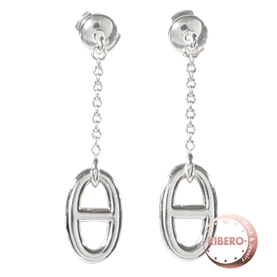 エルメス シェーヌダンクル ファランドール MM ピアス