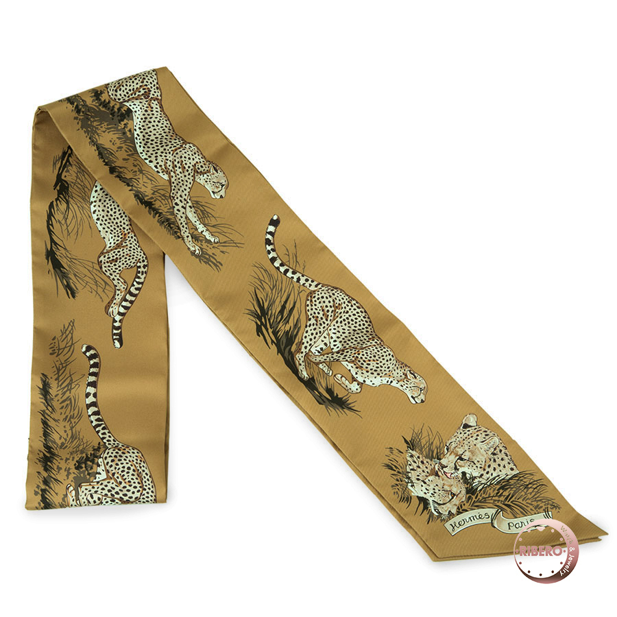 エルメス ツイリー Maxi Twilly Slim Guepards マキシツイリー ツイリー・スリム チータ