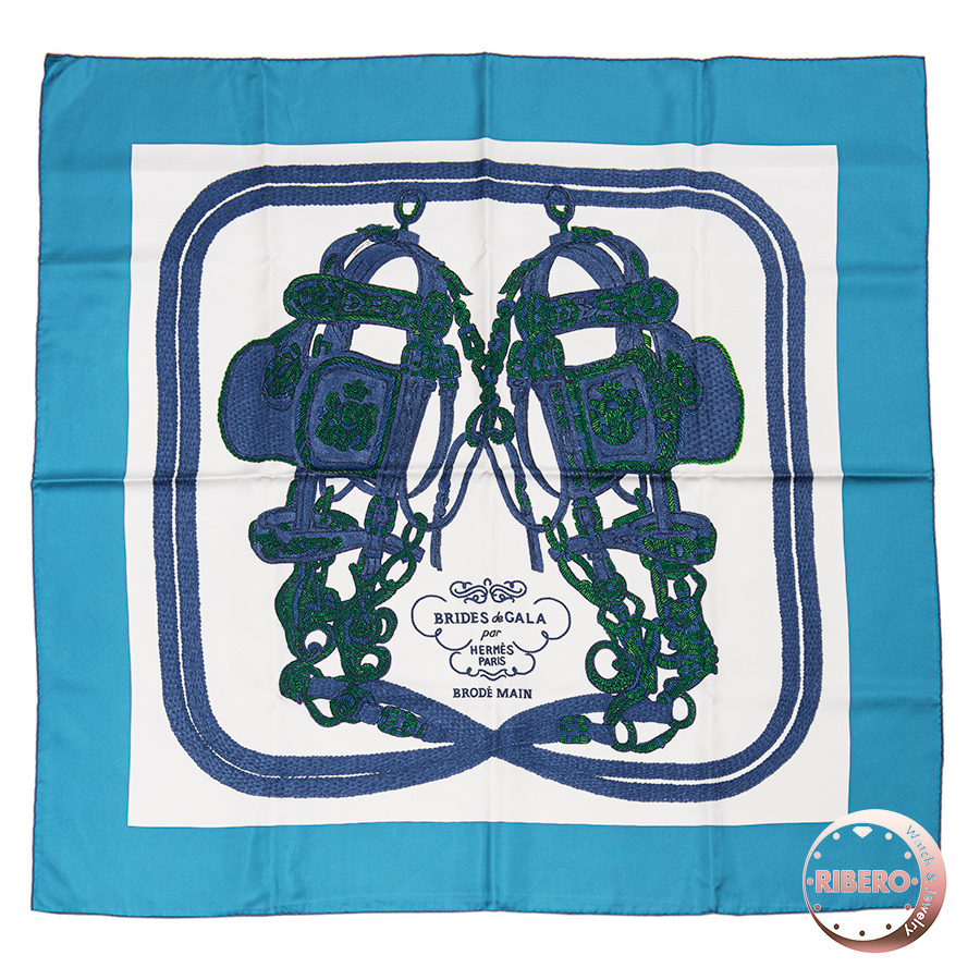 エルメス カレ90 BRIDES de GALA BRODE スカーフ