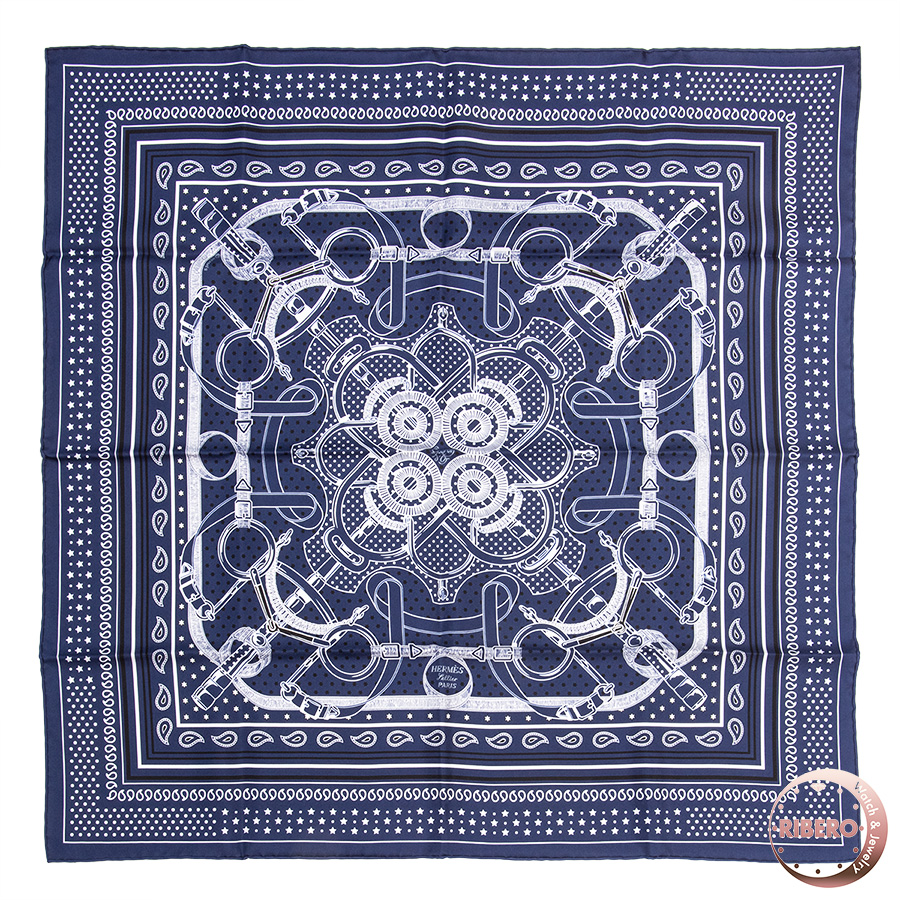 エルメス カレ70 Eperon d'Or Bandana エプロンドールカット バンダナ スカーフ